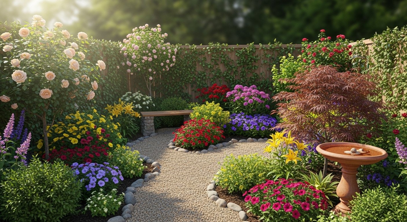 12 Cool Small Garden Design Layout on a Budget