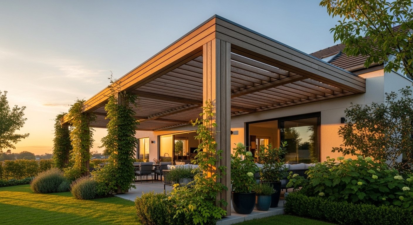 10 Fun Attached Pergola Ideas Modern for Beginners