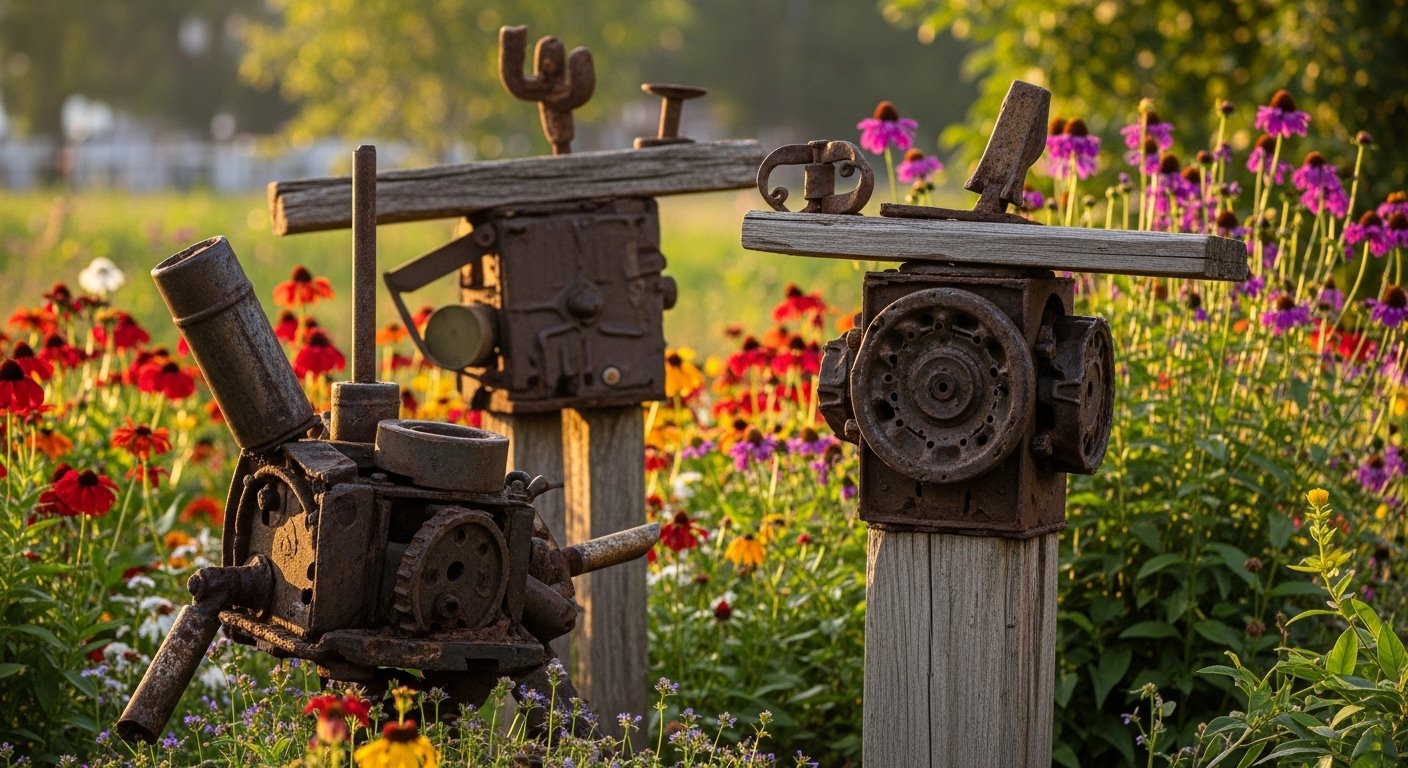 15 Easy Recycled Garden Junk Art You Will Love