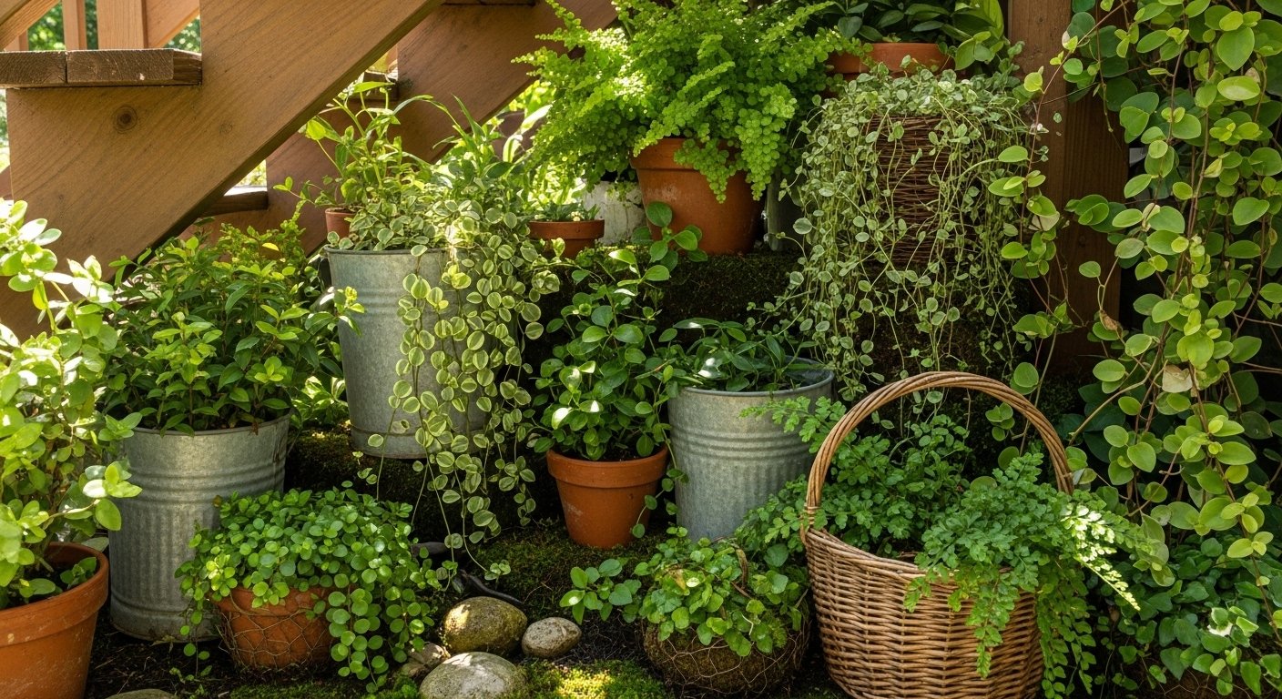 15 Easy Small Garden Under Stairs Diy You Will Love