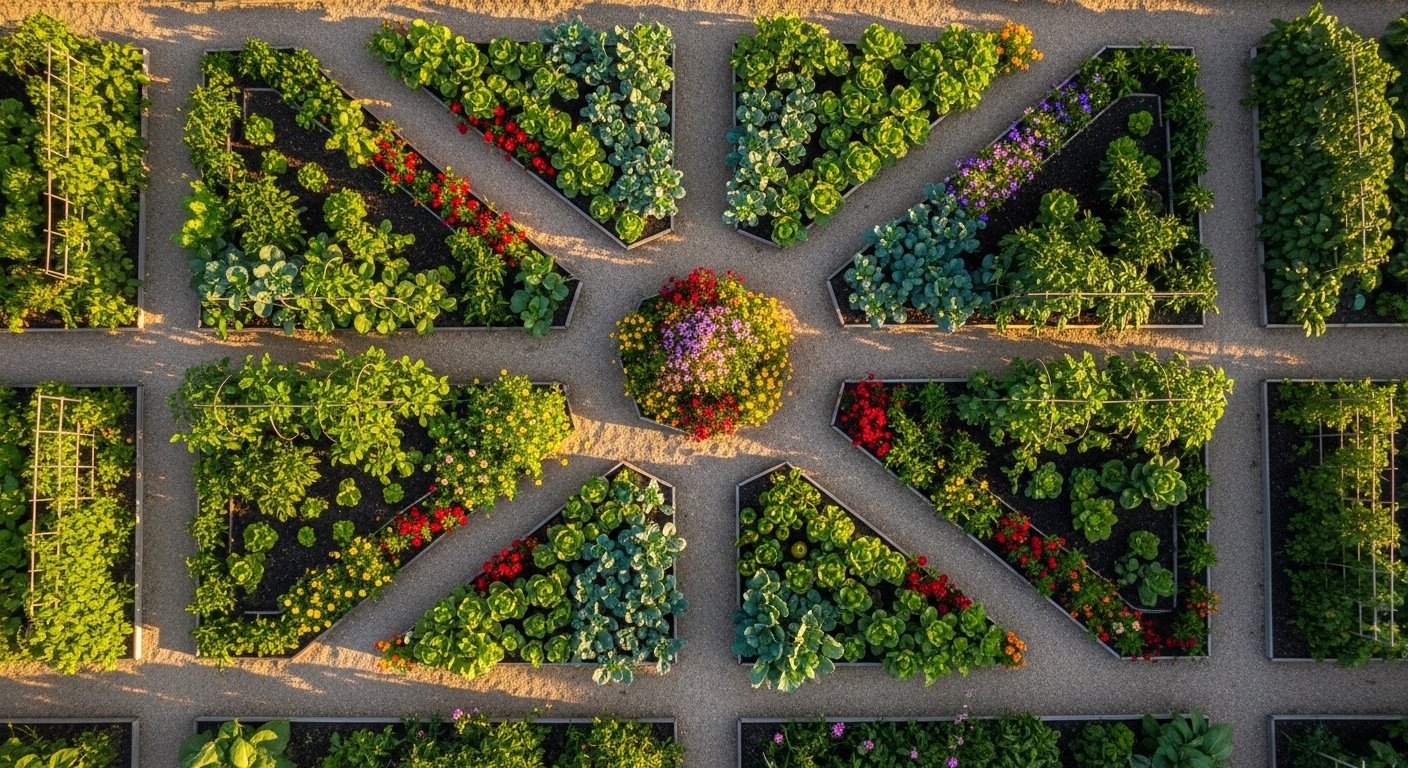 15 Easy Vegetable Garden Layout Ideas Aesthetic