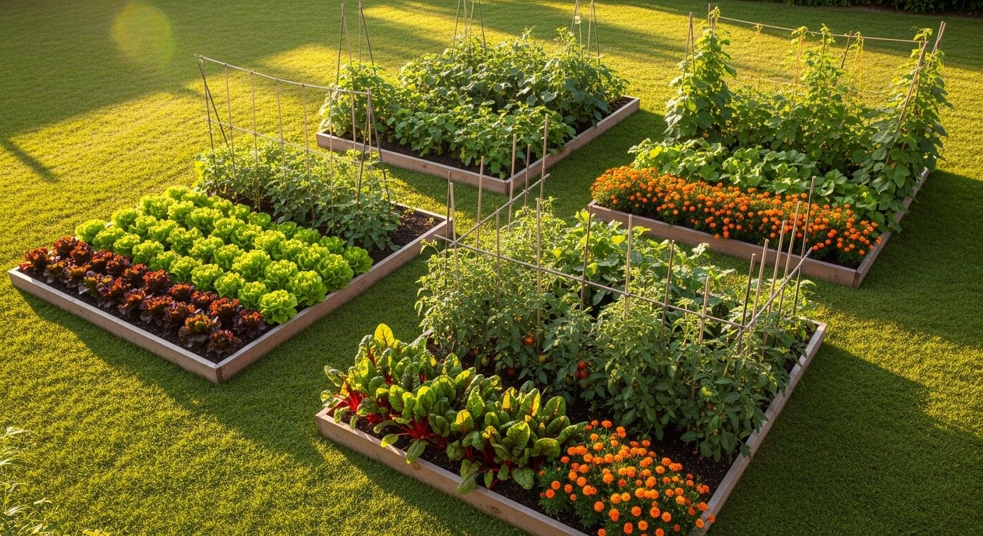 15 Easy Vegetable Garden Layout Ideas Beginner You Will Love