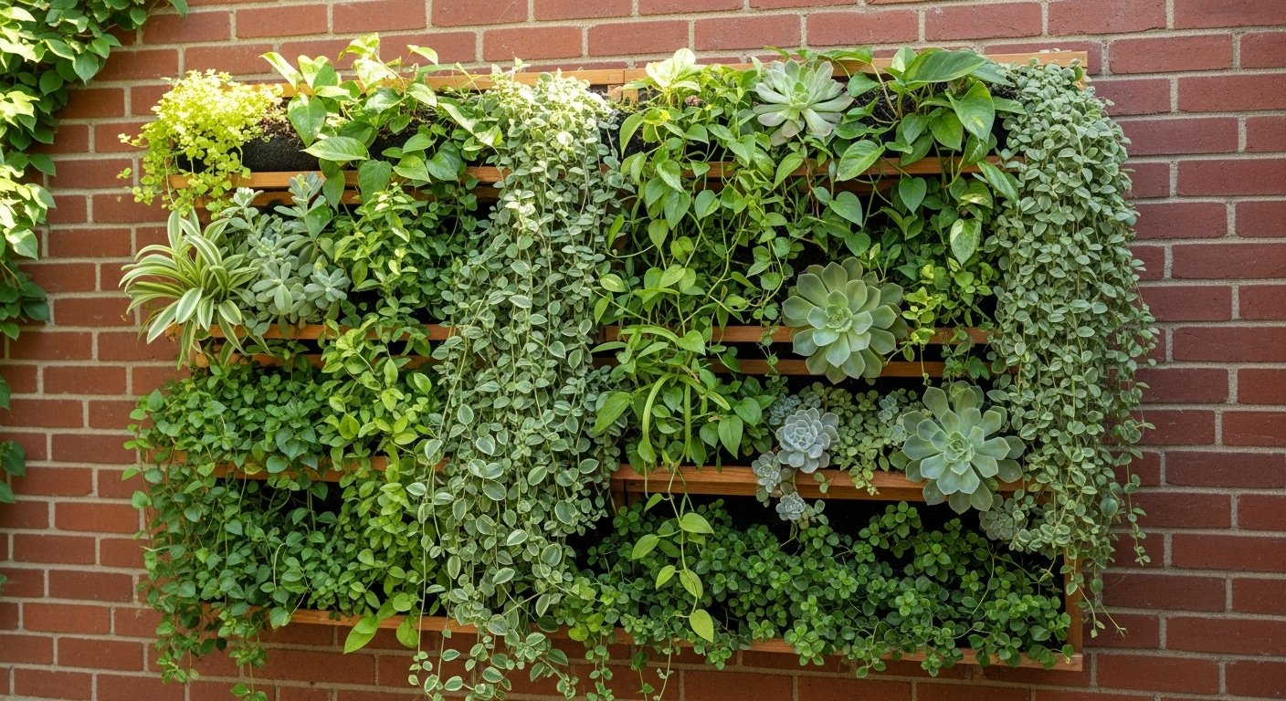 15 Easy Outdoor Wall Garden Ideas Vertical You Will Love