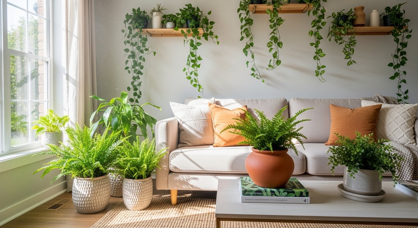 20 Best Living Room Plants Decor Aesthetic for Small Spaces