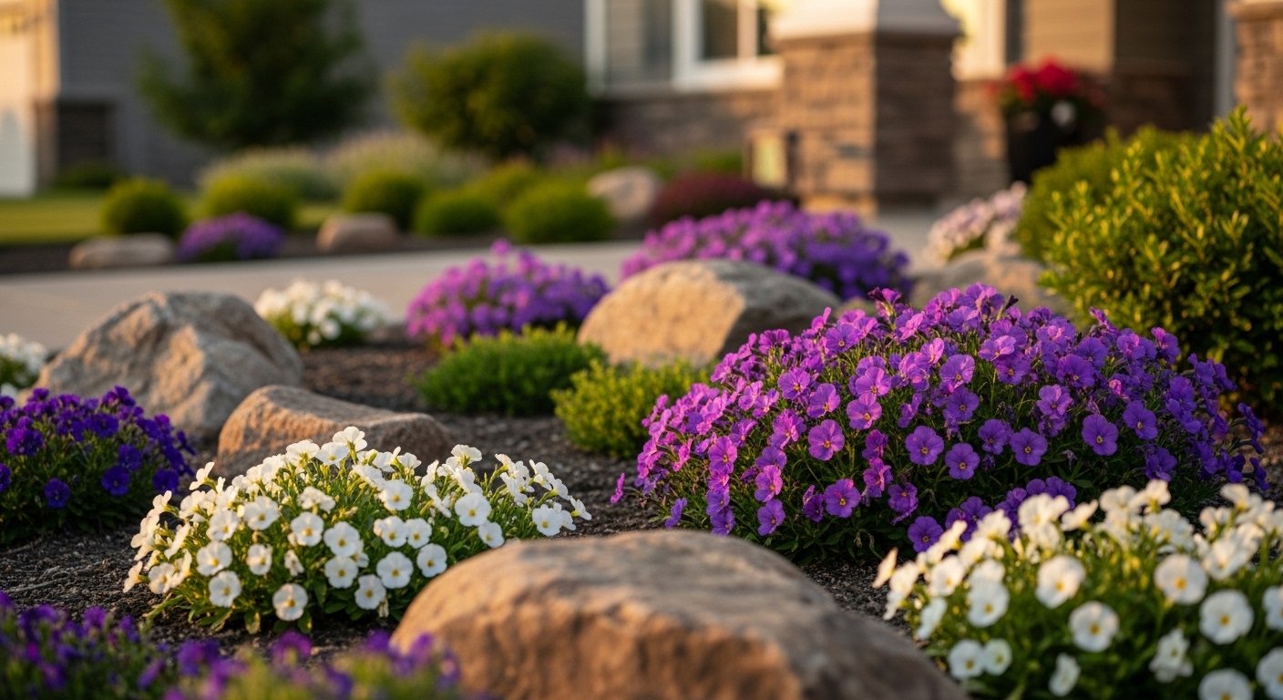 25 Fun Flower Bed Front Of House Low Maintenance