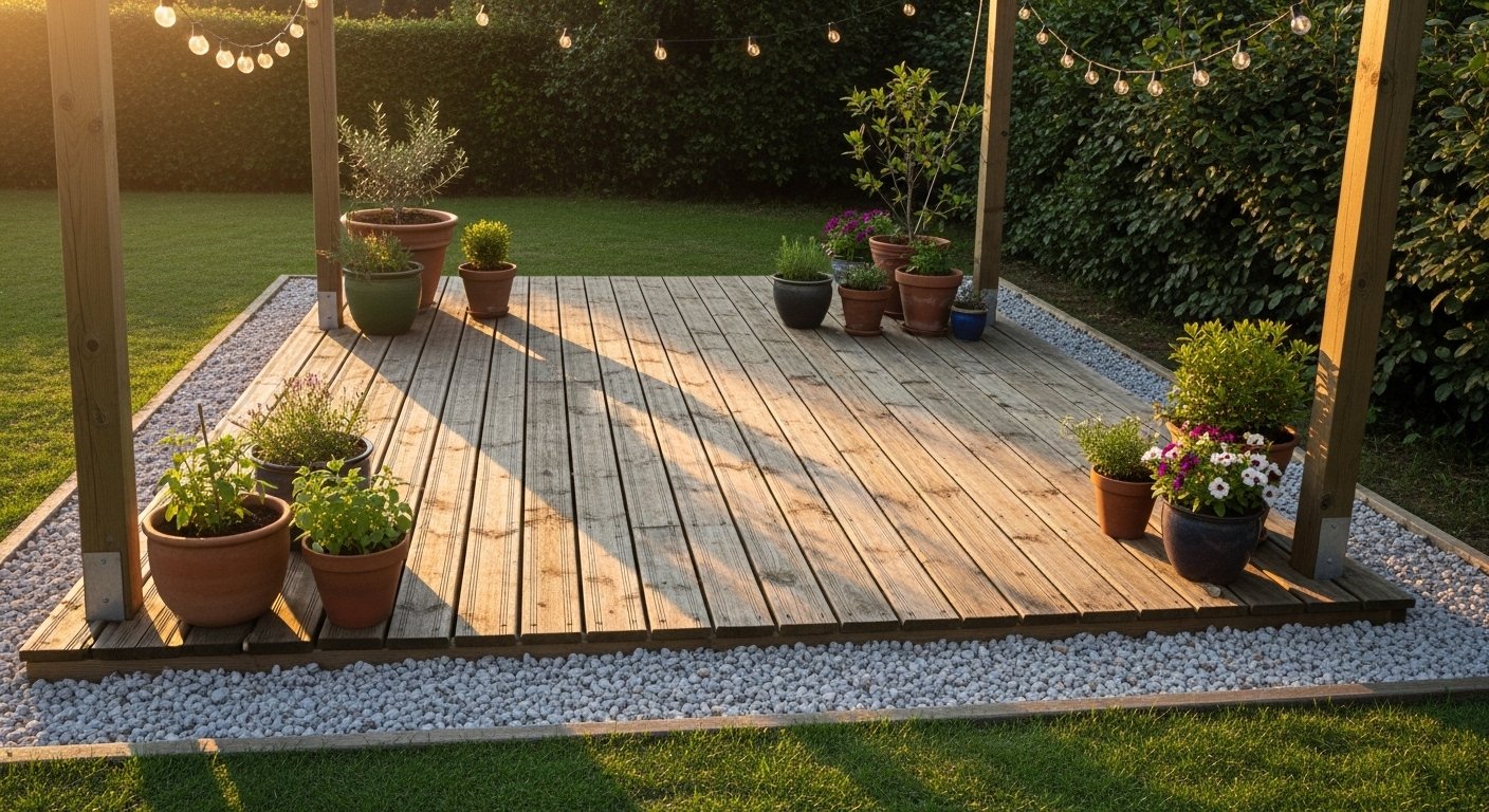 10 Fun Garden Decking Ideas On A Budget for Beginners