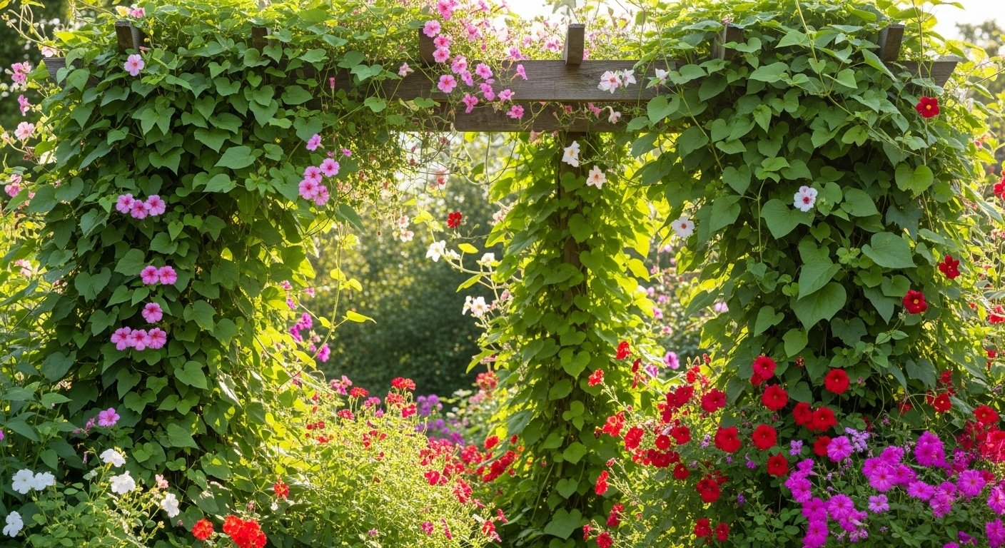 12 Cool Garden Trellis Climbing Plants on a Budget