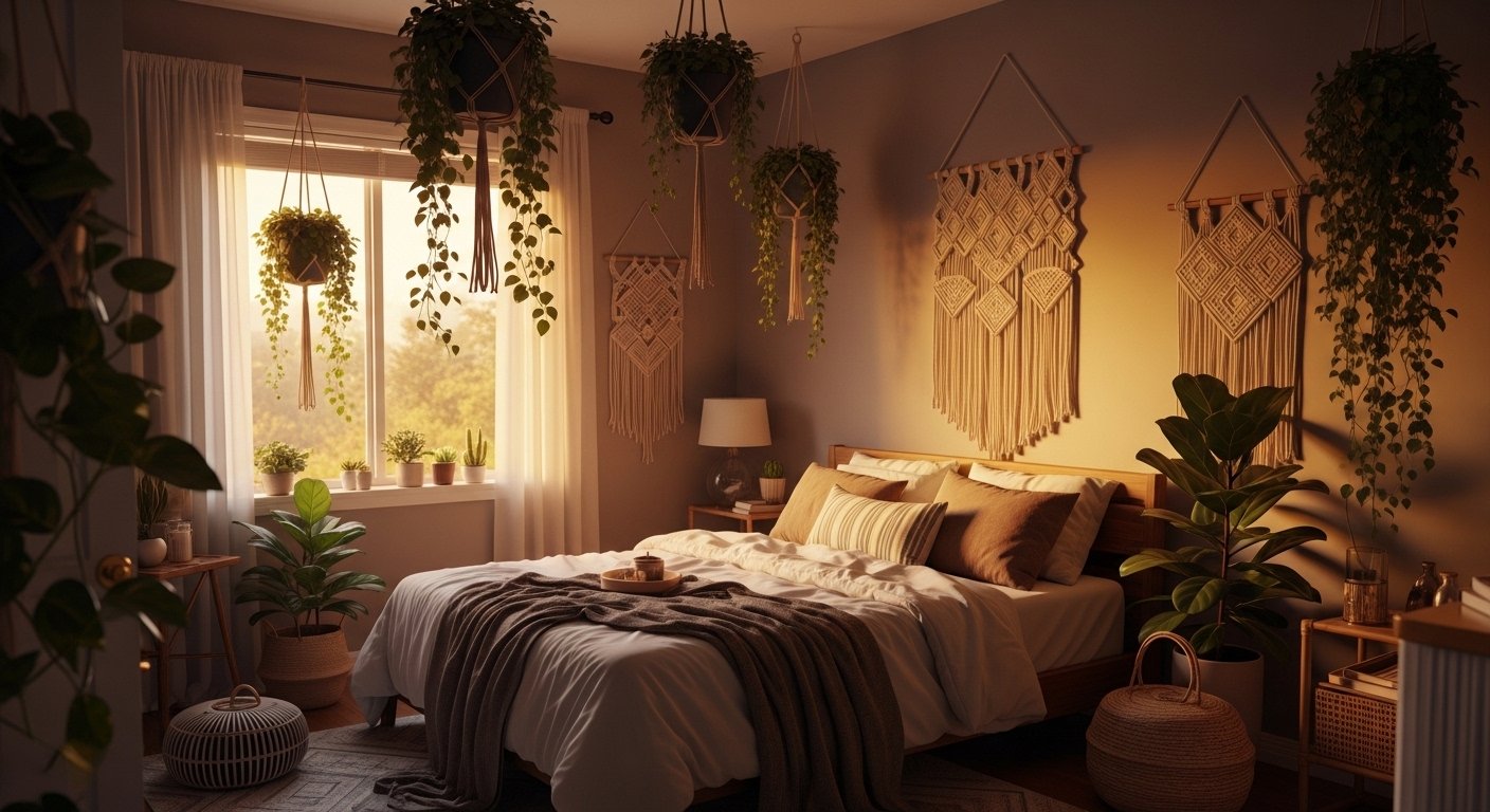 20 Best Boho Bedroom Plants Decor for Small Spaces