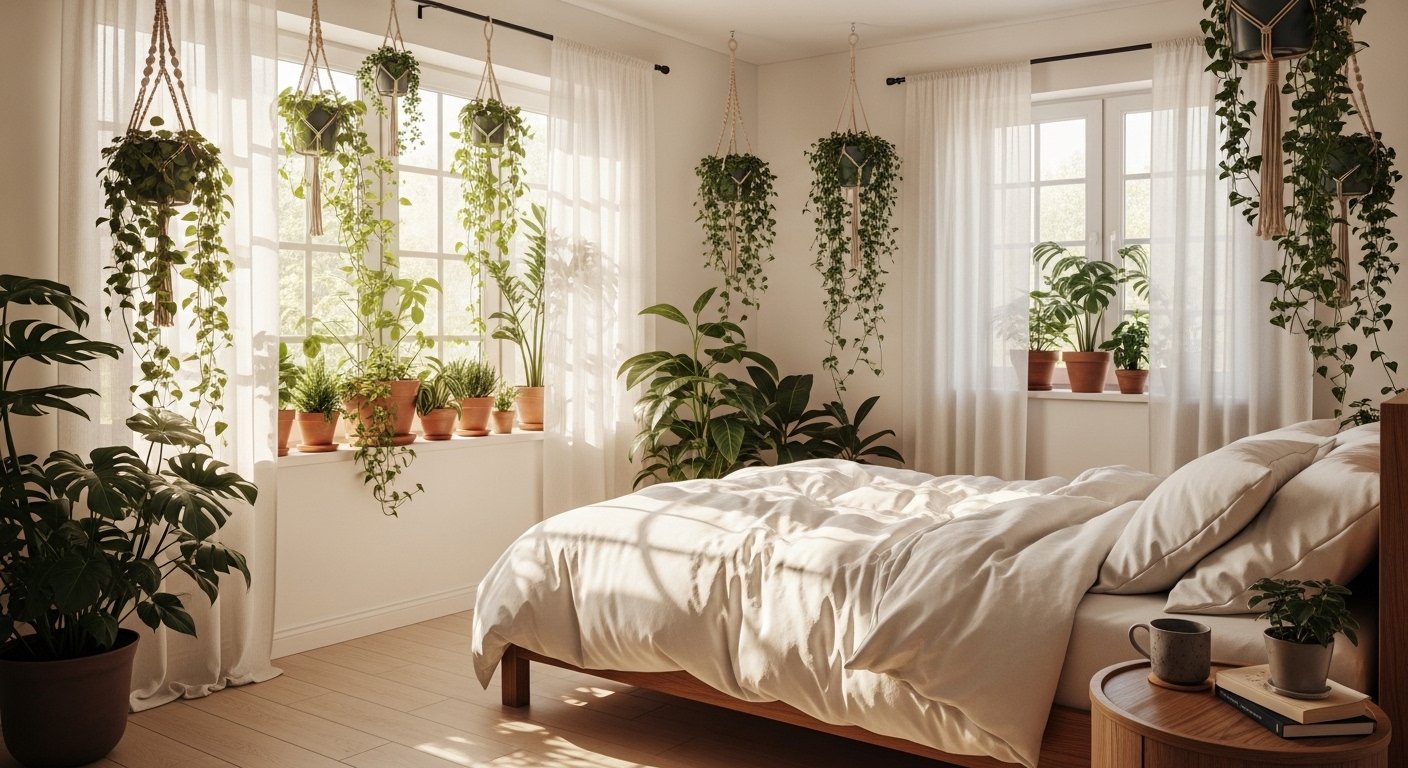 10 Fun Cozy Bedroom Plants Decor for Beginners